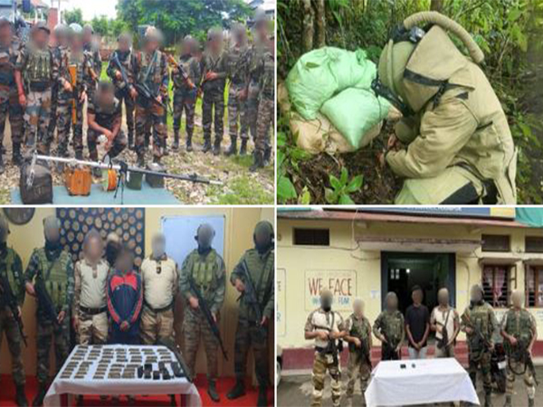 Security forces conduct joint raids across Manipur districts, arresting insurgents and seizing weapons (PhotoX/Spearcorps) Security forces conduct joint raids across Manipur districts, arresting insurgents and seizing weapons (PhotoX/Spearcorps)