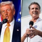 California Governor Gavin Newsom mocks President Trump over redistricting with…