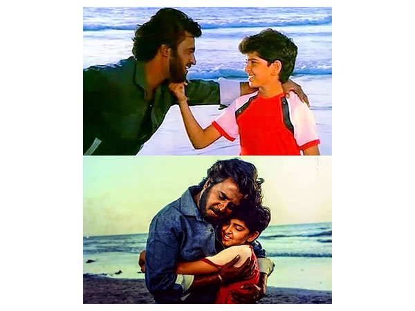 Hrithik Roshan, Rajinikanth in Bhagwaan Dada (Image source: Hrithik Roshan team) Hrithik Roshan, Rajinikanth in Bhagwaan Dada (Image source: Hrithik Roshan team)