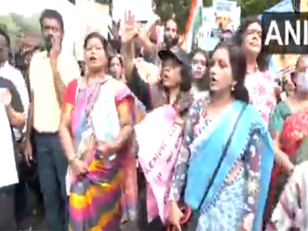 Dog lovers protest in Chennai. (Photo/ANI) Dog lovers protest in Chennai. (Photo/ANI)