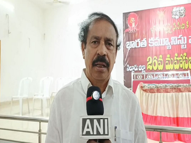 CPI leader Ramakrishna. (Photo/ANI) CPI leader Ramakrishna. (Photo/ANI)