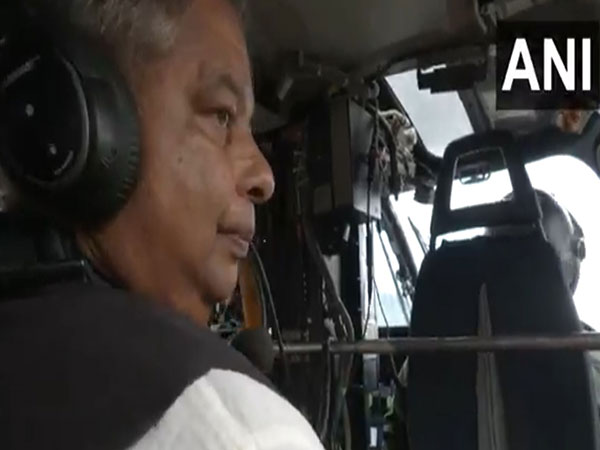 BJP J&K President Sat Sharma, Jasrota MLA Rajiv Jasrotia on aerial survey of Jodh village (PhotoANI) BJP J&K President Sat Sharma, Jasrota MLA Rajiv Jasrotia on aerial survey of Jodh village (PhotoANI)