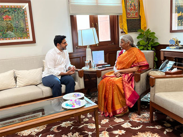 Andhra Pradesh Minister Nara Lokesh met Union Finance Minister Nirmala Sitharaman in New Delhi (Photo X/@naralokesh) Andhra Pradesh Minister Nara Lokesh met Union Finance Minister Nirmala Sitharaman in New Delhi (Photo X/@naralokesh)