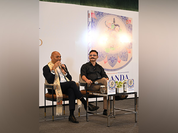 Poet-diplomat Abhay K engages with audience members (Photo/ANI) Poet-diplomat Abhay K engages with audience members (Photo/ANI)