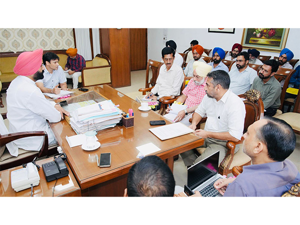 Transport Minister Laljit Singh Bhullar meets Transport Unions. (PhotoANI) Transport Minister Laljit Singh Bhullar meets Transport Unions. (PhotoANI)