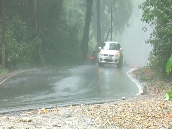 Rain in Karnataka's Dharmasthala area (Photo/ANI) Rain in Karnataka's Dharmasthala area (Photo/ANI)