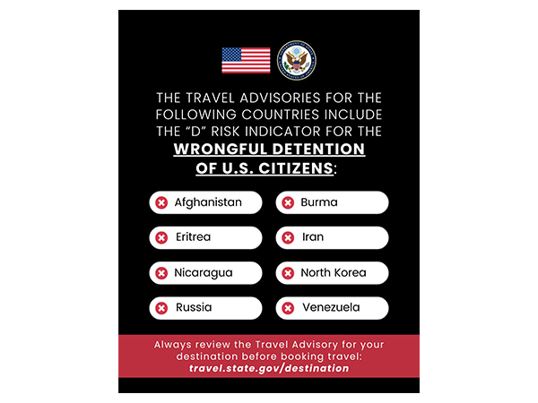 Travel advisory issue by US Department of State (Photo credits: X/@TravelGov) Travel advisory issue by US Department of State (Photo credits: X/@TravelGov)