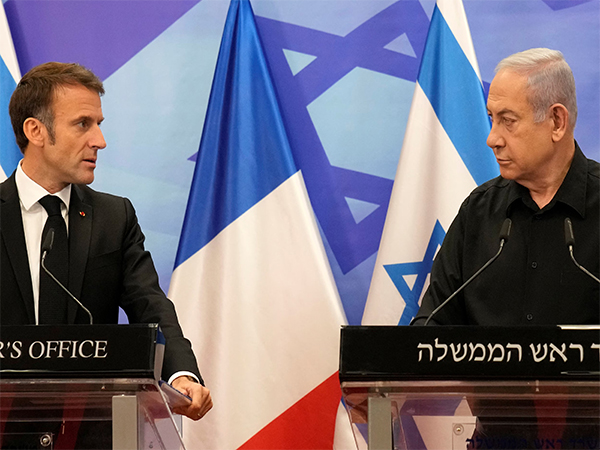 Israeli Prime Minister Benjamin Netanyahu with French President Emmanuel Macron during a joint press conference in Jerusalem (File Photo/Reuters) Israeli Prime Minister Benjamin Netanyahu with French President Emmanuel Macron during a joint press conference in Jerusalem (File Photo/Reuters)