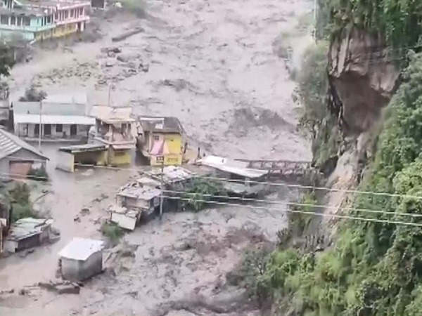 Visuals of the destruction in Himachal Pradesh due to rains (Photo/ANI) Visuals of the destruction in Himachal Pradesh due to rains (Photo/ANI)