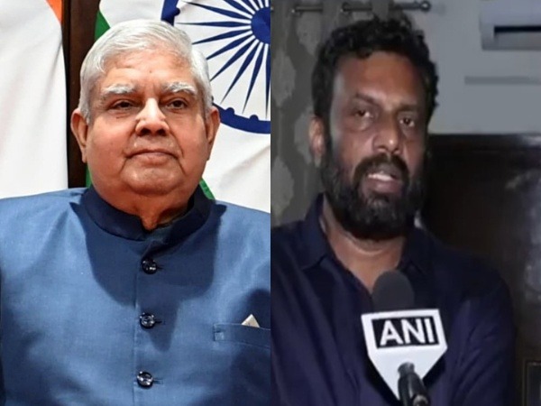 Former VP Jagdeep Dhankhar and CPI MP Sandosh Kumar (Photo/ANI) Former VP Jagdeep Dhankhar and CPI MP Sandosh Kumar (Photo/ANI)