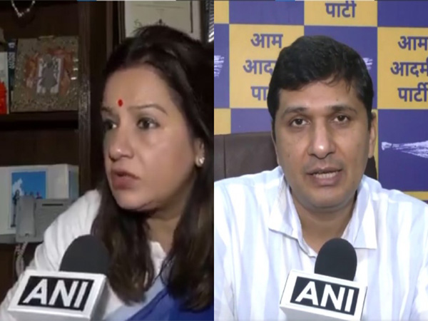 Shiv Sena UBT MP Priyanka Chaturvedi (L) and AAP leader Saurabh Bharadwaj (Photo: ANI) Shiv Sena UBT MP Priyanka Chaturvedi (L) and AAP leader Saurabh Bharadwaj (Photo: ANI)