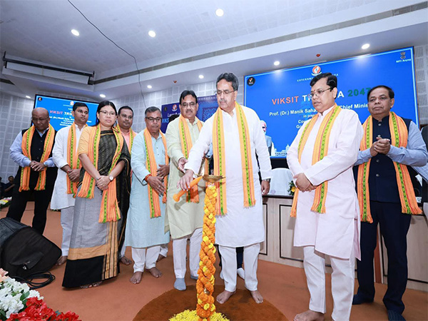 Chief Minister Prof (Dr) Manik Saha, on Friday, at Pragya Bhavan, Agartala. (Photo/Sourced) Chief Minister Prof (Dr) Manik Saha, on Friday, at Pragya Bhavan, Agartala. (Photo/Sourced)