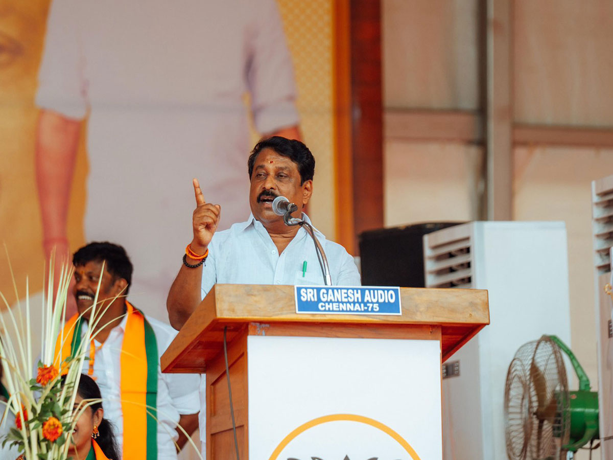 Tamil Nadu BJP chief Nainar Nagenthiran (Photo/@NainarBJP) Tamil Nadu BJP chief Nainar Nagenthiran (Photo/@NainarBJP)