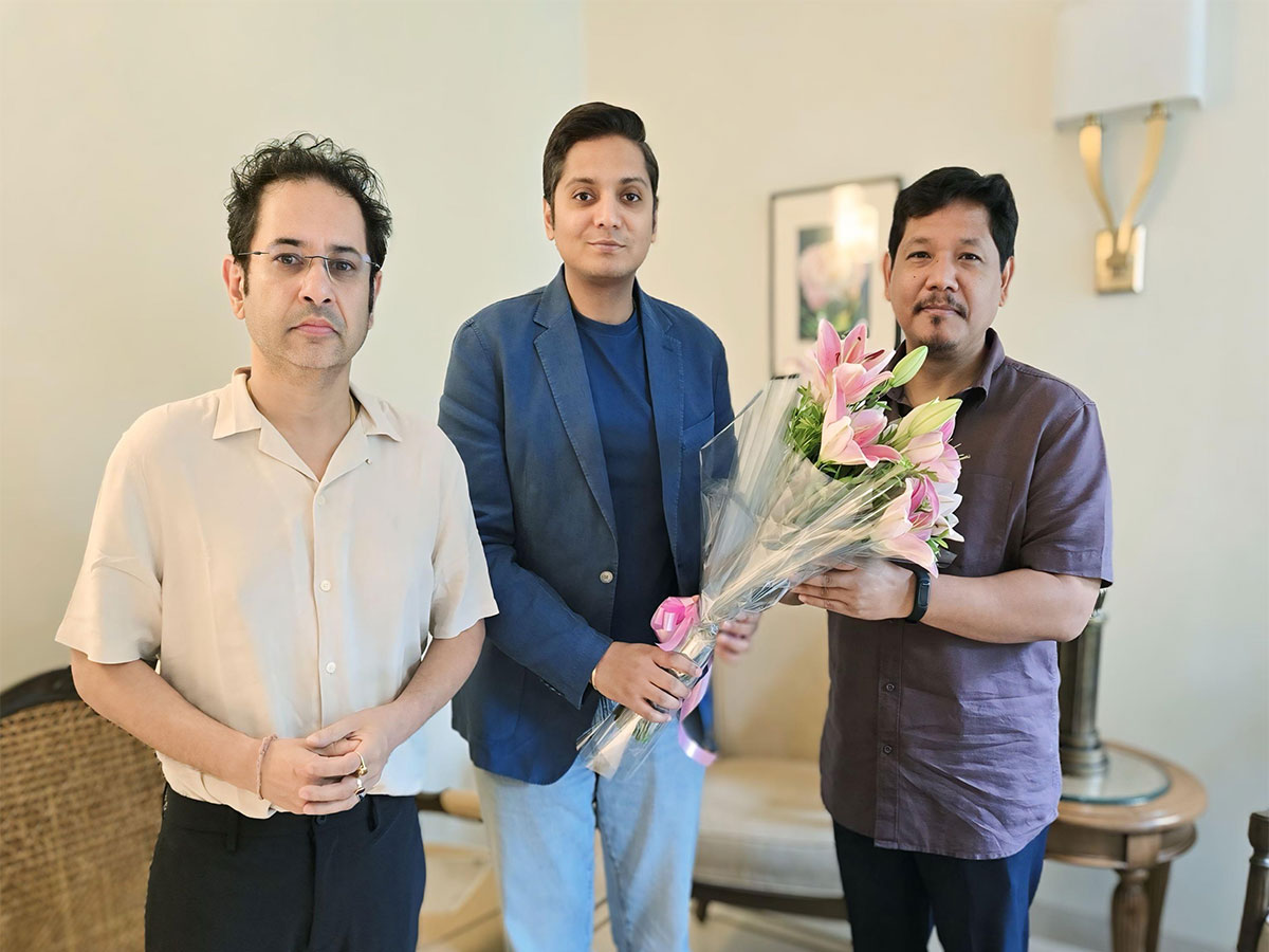 EaseMyTrip Cofounder Rikant Pittie meets Meghalaya Chief Minister Conrad Sangma and Tripura leader and royal scion Pradyot Bikram Manikya Deb Barma (Image: LinkedIn/Rikant Pittie) EaseMyTrip Cofounder Rikant Pittie meets Meghalaya Chief Minister Conrad Sangma and Tripura leader and royal scion Pradyot Bikram Manikya Deb Barma (Image: LinkedIn/Rikant Pittie)