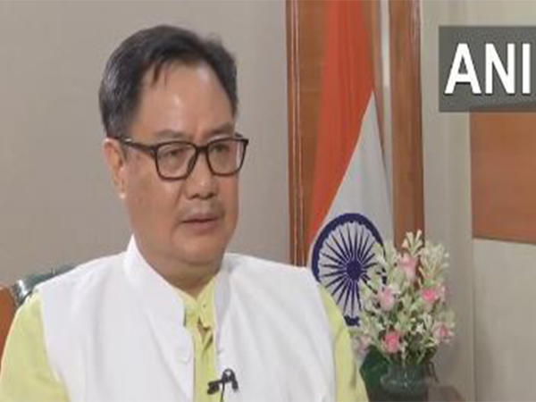 Union Minister Kiren Rijiju (Photo/ANI) Union Minister Kiren Rijiju (Photo/ANI)