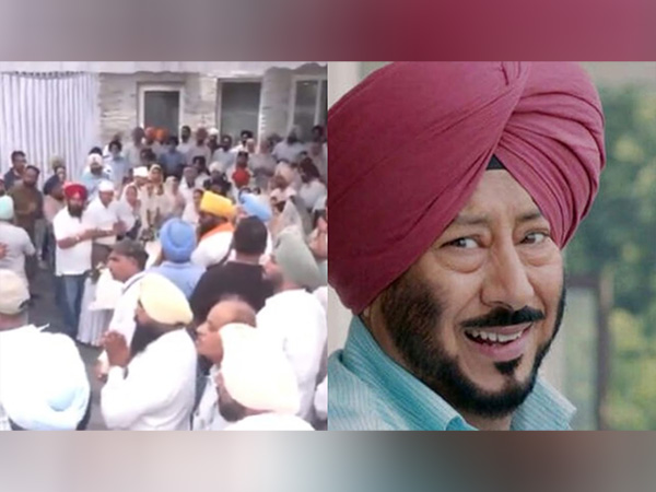 Left: People at Jaswinder Bhalla's residence (Photo/ANI) Right: Jaswinder Bhalla (Photo/instagram) Left: People at Jaswinder Bhalla's residence (Photo/ANI) Right: Jaswinder Bhalla (Photo/instagram)