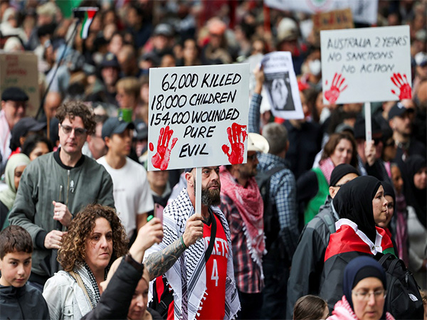 Australians rally nationwide demanding end to Gaza genocide (Photo/Reuters) Australians rally nationwide demanding end to Gaza genocide (Photo/Reuters)