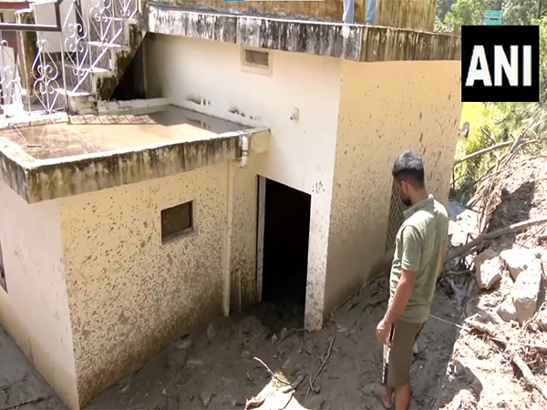 House filled with debris after the landslide (Photo/ANI) House filled with debris after the landslide (Photo/ANI)