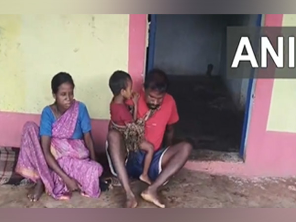 Visually impaired family of three provided permanent house under PM-JANMAN initiative (Photo/ANI) Visually impaired family of three provided permanent house under PM-JANMAN initiative (Photo/ANI)
