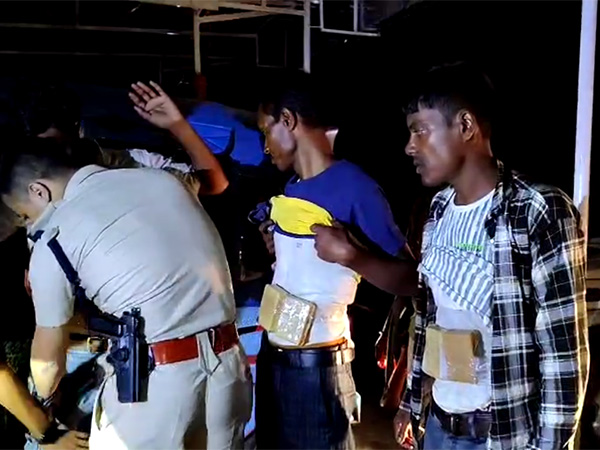 Cachar Police caught three persons along with drugs (Photo/ANI) Cachar Police caught three persons along with drugs (Photo/ANI)