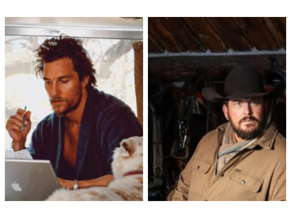Matthew McConaughey, Cole Hauser (Image source: Instagram @officiallymcconaughey, @colehauser22) Matthew McConaughey, Cole Hauser (Image source: Instagram @officiallymcconaughey, @colehauser22)