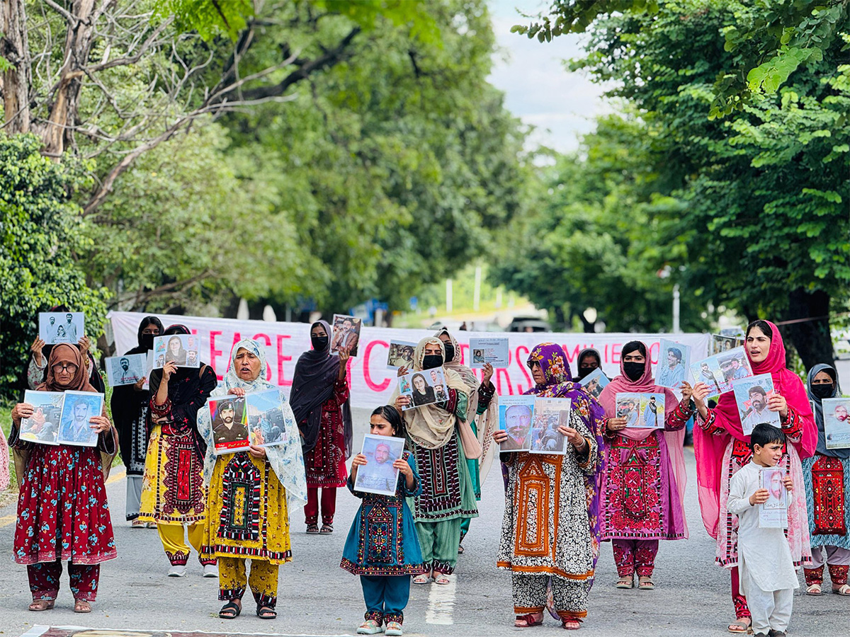 Sit-In protest in Islamabad (Photo/ X@BalochYakjehtiC) Sit-In protest in Islamabad (Photo/ X@BalochYakjehtiC)