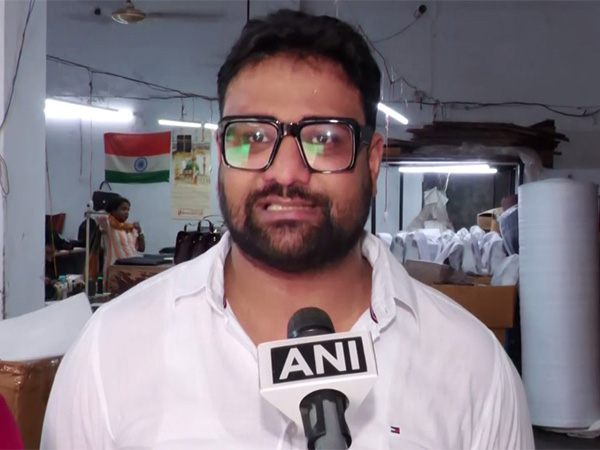 A leather exporter from Kanpur (Photo: ANI)  A leather exporter from Kanpur (Photo: ANI)