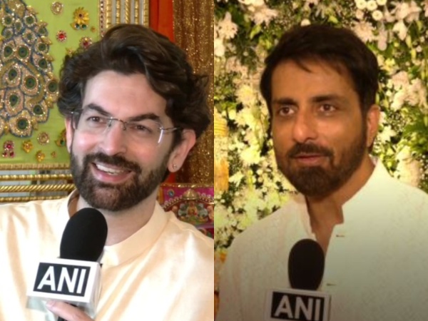 Neil Nitin Mukesh and Sonu Sood (Image Source: ANI) Neil Nitin Mukesh and Sonu Sood (Image Source: ANI)