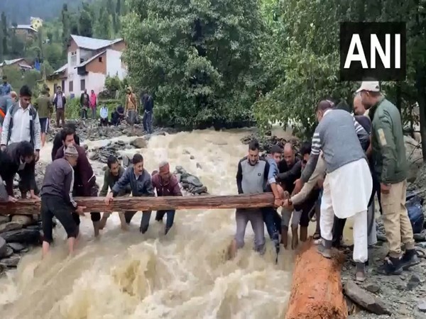 Visuals of destruction caused in Doda due to heavy rain (Photo/ANI) Visuals of destruction caused in Doda due to heavy rain (Photo/ANI)