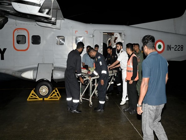Visual of the medical evacuation (Photo: ANI) Visual of the medical evacuation (Photo: ANI)
