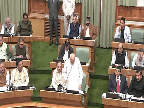 Visuals from Himachal Pradesh assembly (Photo/ANI) Visuals from Himachal Pradesh assembly (Photo/ANI)
