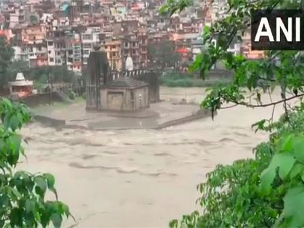 Rising water level of Beas River after heavy rainfall in Mandi (File Photo/ANI) Rising water level of Beas River after heavy rainfall in Mandi (File Photo/ANI)