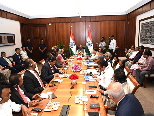 Lok Sabha speaker Om Birla meets Sri Lankan parliamentary delegation (Photo/X@ombirlakota) Lok Sabha speaker Om Birla meets Sri Lankan parliamentary delegation (Photo/X@ombirlakota)