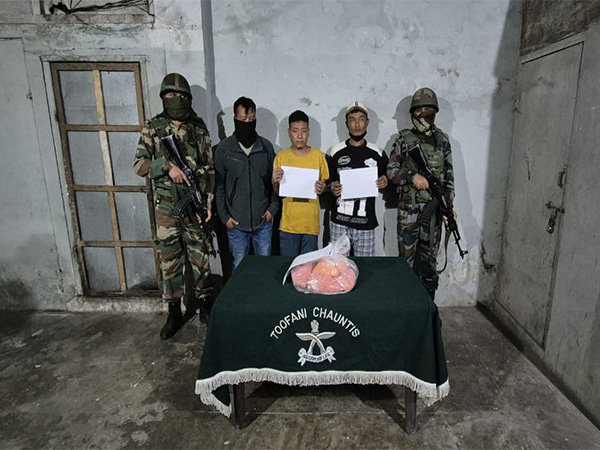 Assam Rifles apprehends two with methamphetamine tablets worth Rs 21 crores in Mizoram’s Aizawl (Photo/ANI) Assam Rifles apprehends two with methamphetamine tablets worth Rs 21 crores in Mizoram’s Aizawl (Photo/ANI)