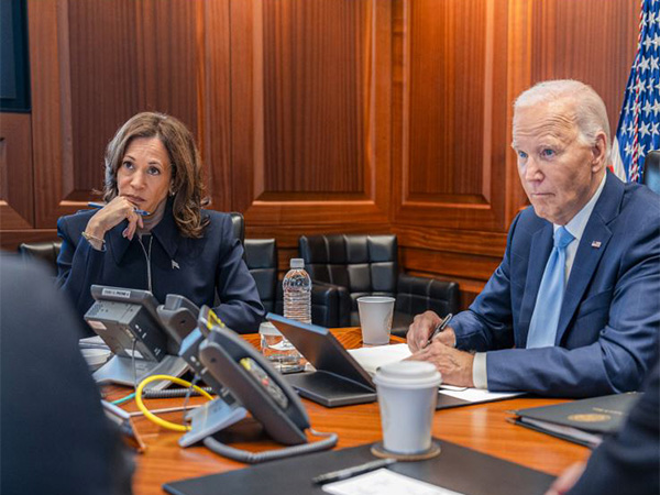 A file photo of former US Vice President Kamala Harris (left) and President Joe Biden in Washington DC (Photo/ANI) A file photo of former US Vice President Kamala Harris (left) and President Joe Biden in Washington DC (Photo/ANI)