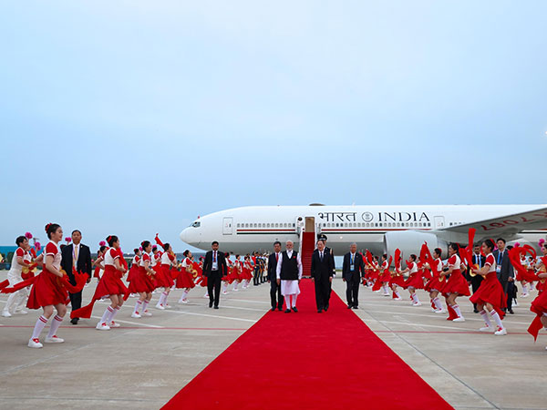 Prime Minister Narendra Modi arrives in Tianjin (Photo: ANI) Prime Minister Narendra Modi arrives in Tianjin (Photo: ANI)