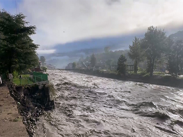Heavy rainfall has caused widespread disruption across Himachal (Photo/ANI) Heavy rainfall has caused widespread disruption across Himachal (Photo/ANI)