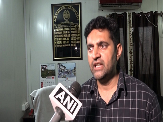 Sub-Divisional Magistrate (SDM) Katra Piyush Dhotra (Photo/ANI) Sub-Divisional Magistrate (SDM) Katra Piyush Dhotra (Photo/ANI)