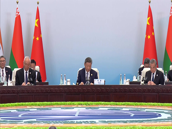 Chinese President Xi Jinping addressing the 25th Meeting of the Council of Heads of State of the SCO in Tianjin. (Photo/ANI) Chinese President Xi Jinping addressing the 25th Meeting of the Council of Heads of State of the SCO in Tianjin. (Photo/ANI)