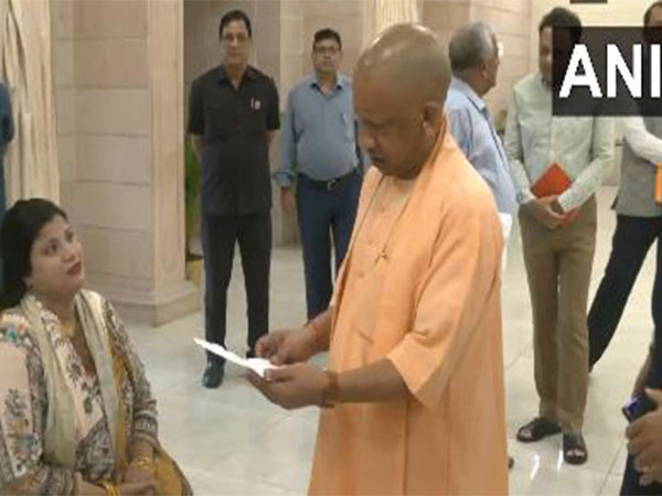 UP CM Yogi Adityanath holds Janata Darshan (Photo/ANI) UP CM Yogi Adityanath holds Janata Darshan (Photo/ANI)