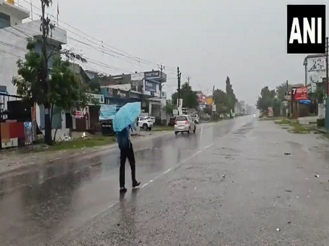 Uttarakhand: Heavy rain disrupts normal life in Udham Singh Nagar's Khatima city (Photo/ANI) Uttarakhand: Heavy rain disrupts normal life in Udham Singh Nagar's Khatima city (Photo/ANI)