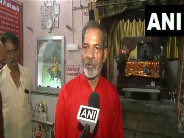 Ramswaroop Sharma, chief priest of the temple (Photo: ANI) Ramswaroop Sharma, chief priest of the temple (Photo: ANI)