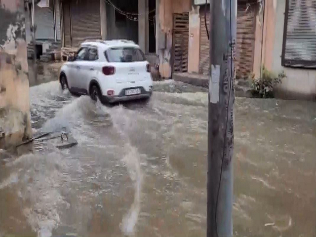 Severe waterlogging in residential areas of Ambala district of Haryana (Photo/ANI) Severe waterlogging in residential areas of Ambala district of Haryana (Photo/ANI)