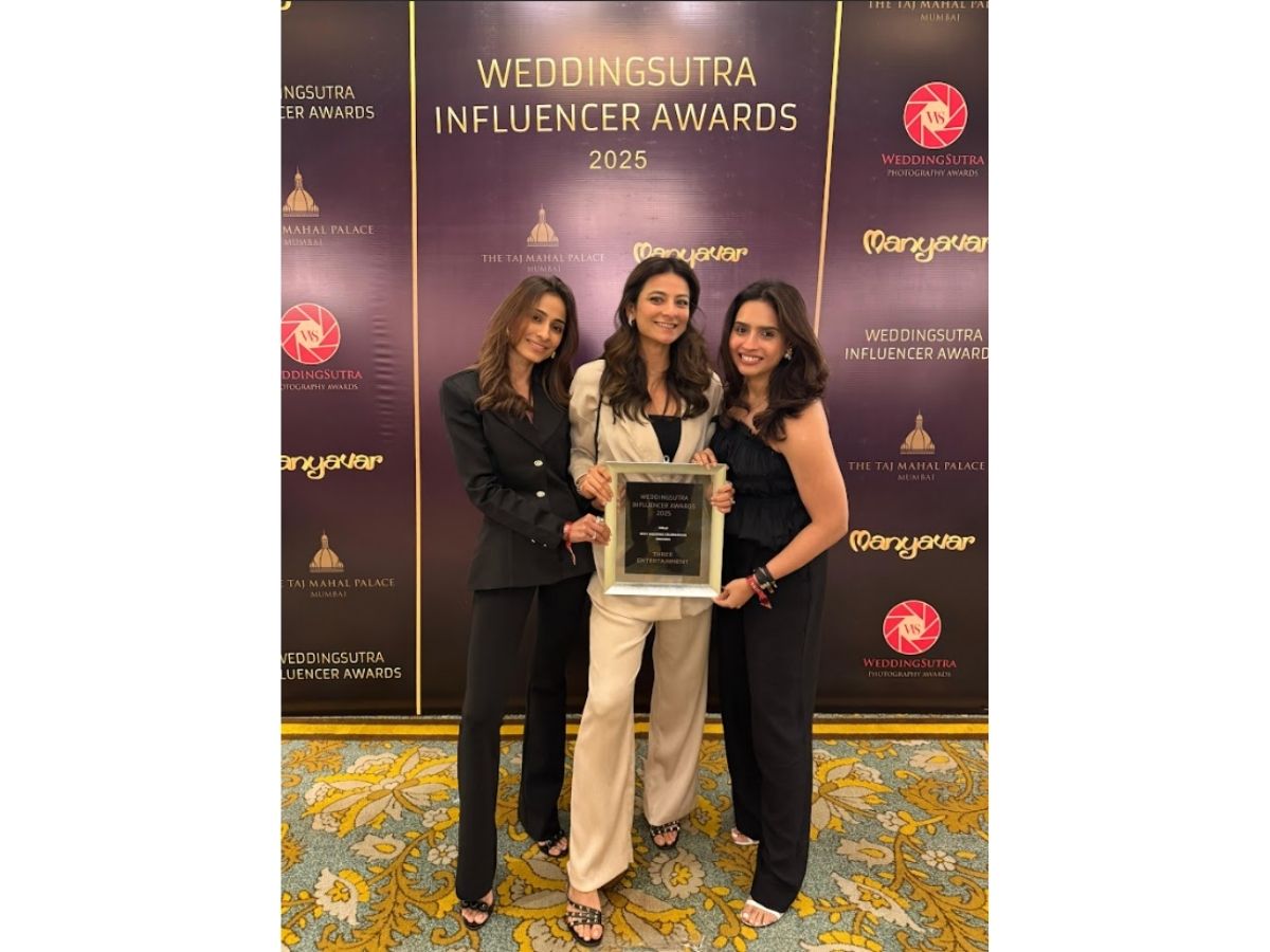 Three Entertainment Wins Gold for Best Wedding Celebration Design at Prestigious WeddingSutra Awards Three Entertainment Wins Gold for Best Wedding Celebration Design at Prestigious WeddingSutra Awards