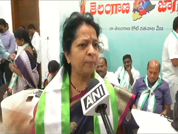 Telangana Jagruthi leader Varalakshmi (Photo/ANI) Telangana Jagruthi leader Varalakshmi (Photo/ANI)