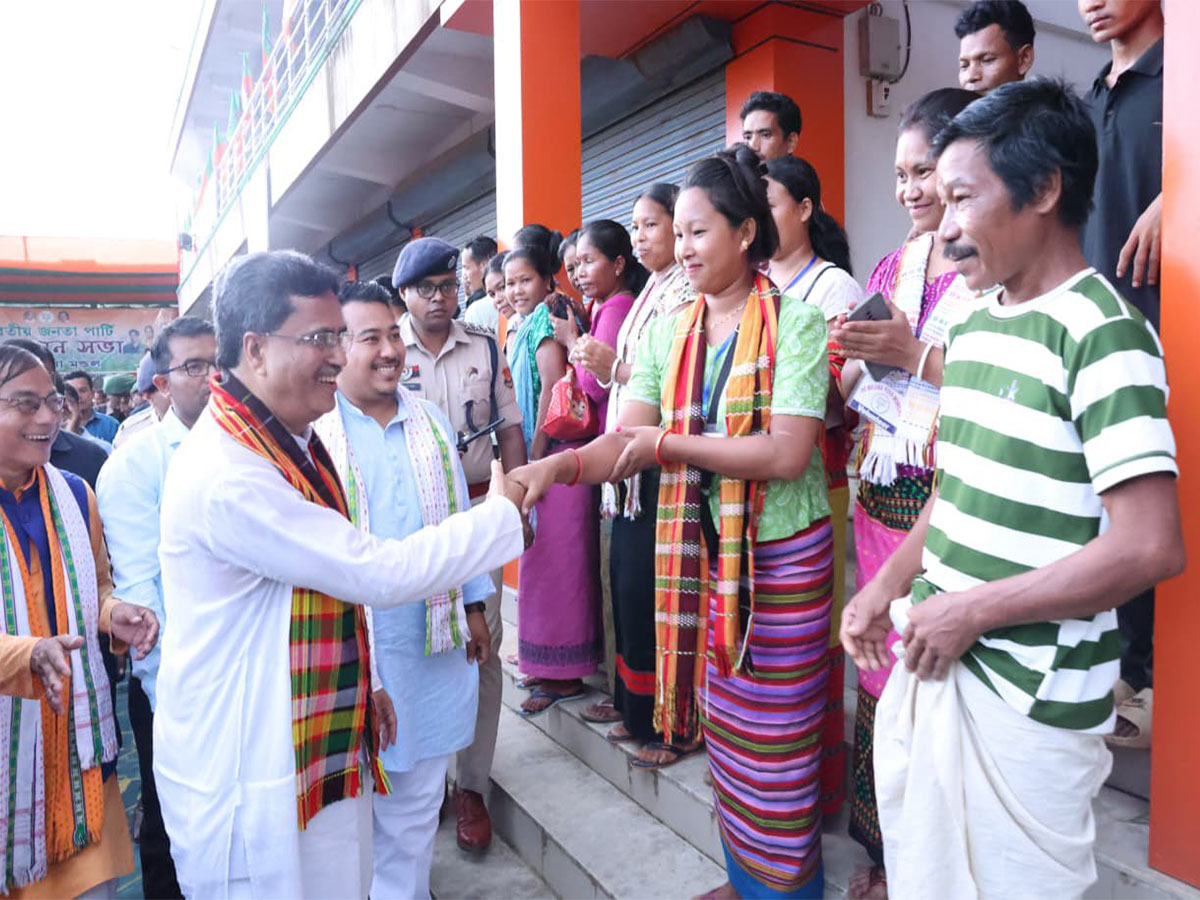 Tripura CM Manik Saha at the event (Photo/@DrManikSaha2) Tripura CM Manik Saha at the event (Photo/@DrManikSaha2)