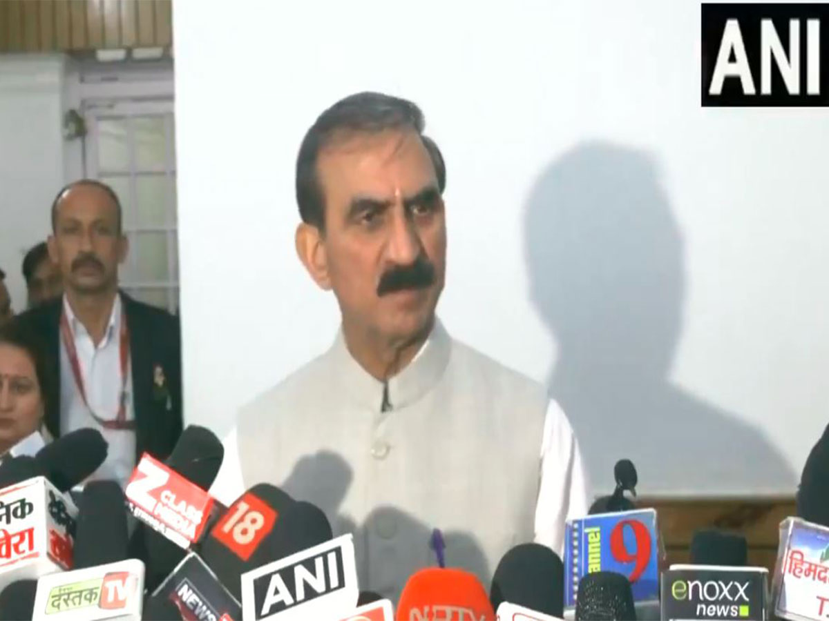 Himachal Pradesh CM Sukhvinder Singh Sukhu (Photo/ANI) Himachal Pradesh CM Sukhvinder Singh Sukhu (Photo/ANI)