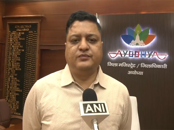 Ayodhya DM, Nikhil Tikaram Funde (Photo/ANI) Ayodhya DM, Nikhil Tikaram Funde (Photo/ANI)