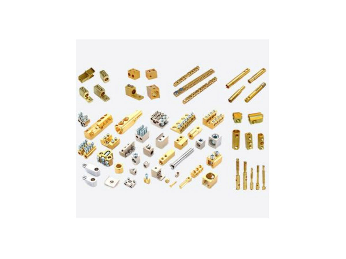 wide range of brass and metal components/connectors-likely electrical and industrial fittings wide range of brass and metal components/connectors-likely electrical and industrial fittings