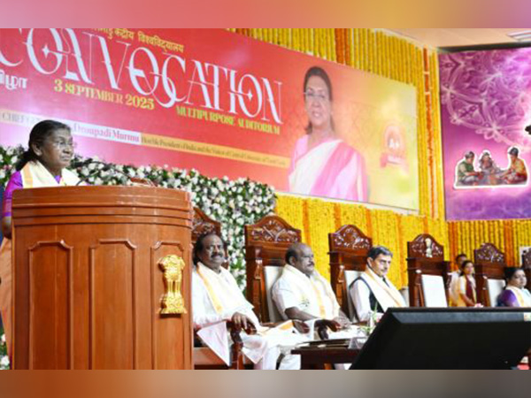 President Droupadi Murmu, graced the 10th convocation ceremony of the Central University of Tamil Nadu at Thiruvarur (Photo/PIB) President Droupadi Murmu, graced the 10th convocation ceremony of the Central University of Tamil Nadu at Thiruvarur (Photo/PIB)